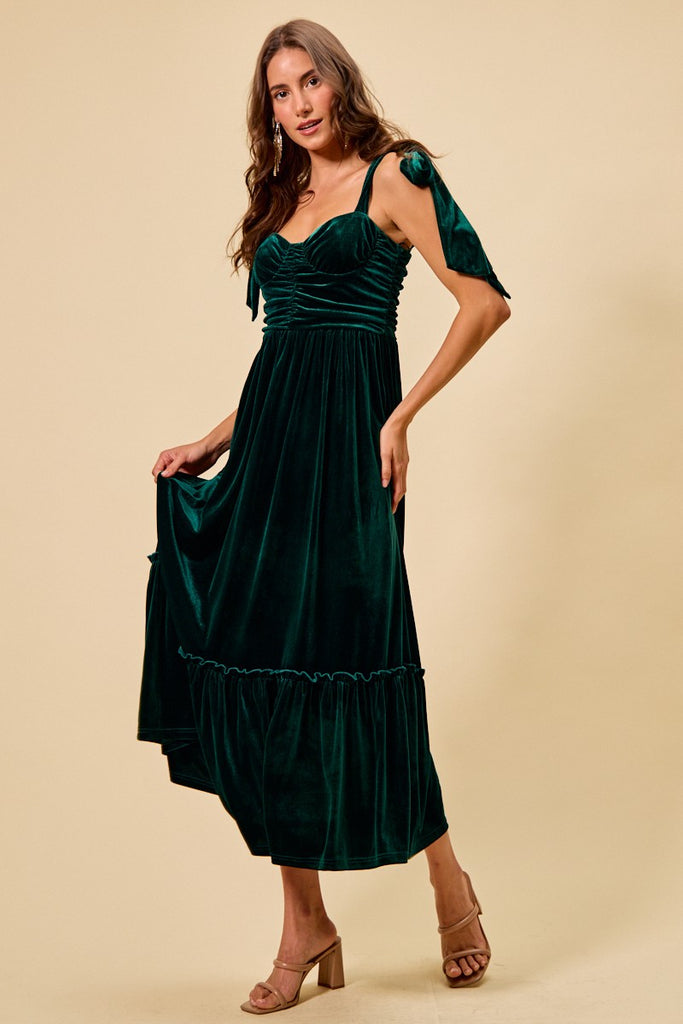 Charlotte Velvet Holiday Dress