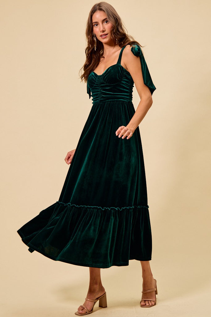 Charlotte Velvet Holiday Dress