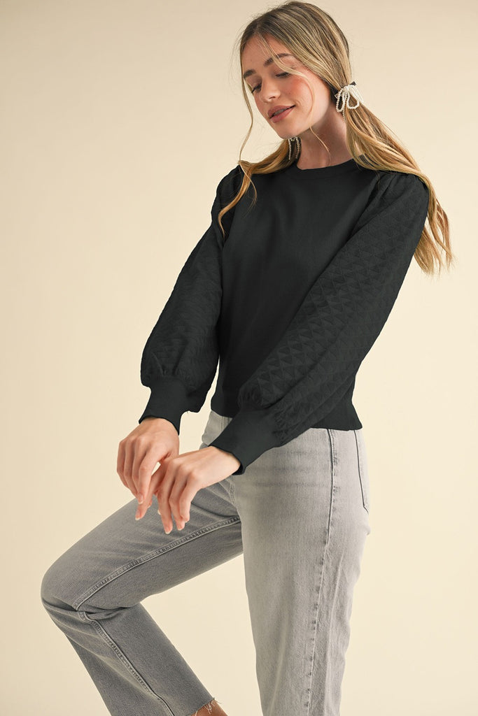 Lightweight Contrast Sweater