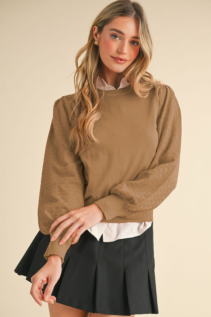 Lightweight Contrast Sweater