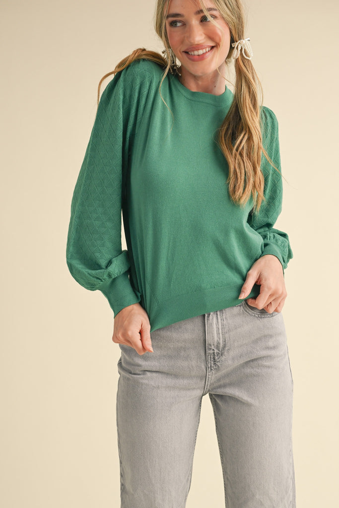 Lightweight Contrast Sweater