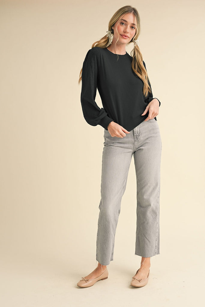 Lightweight Contrast Sweater