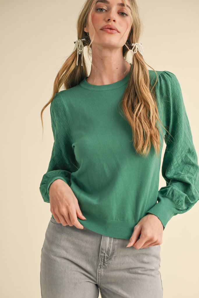 Lightweight Contrast Sweater