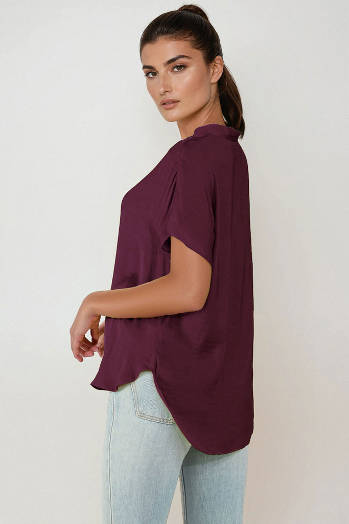 Drop Shoulder Regular Blouse