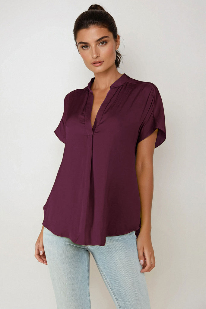 Drop Shoulder Regular Blouse