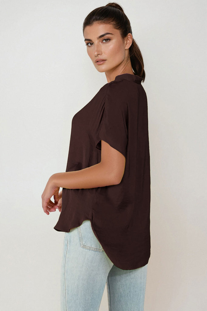 Drop Shoulder Regular Blouse