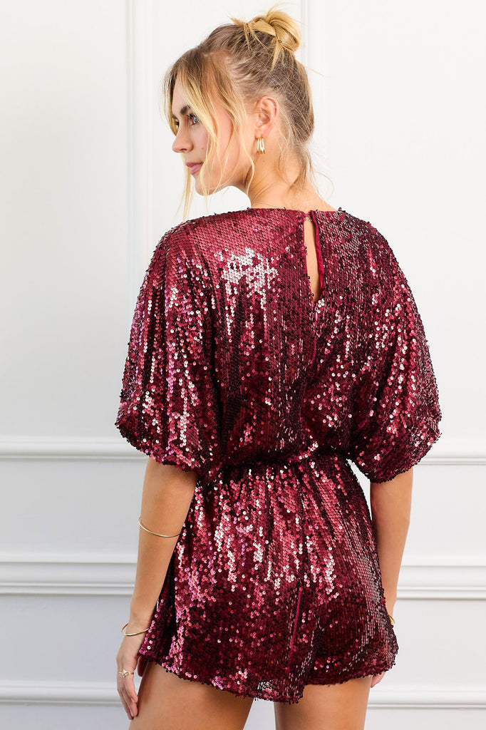 Robin Sequin Romper