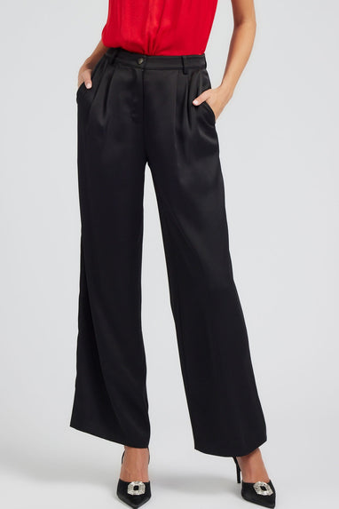 Silky Pintucked Trouser