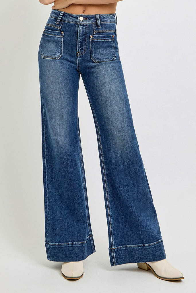 Risen Isabelle Patch Pocket Jeans
