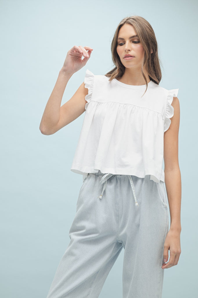 Della Ruffle Top
