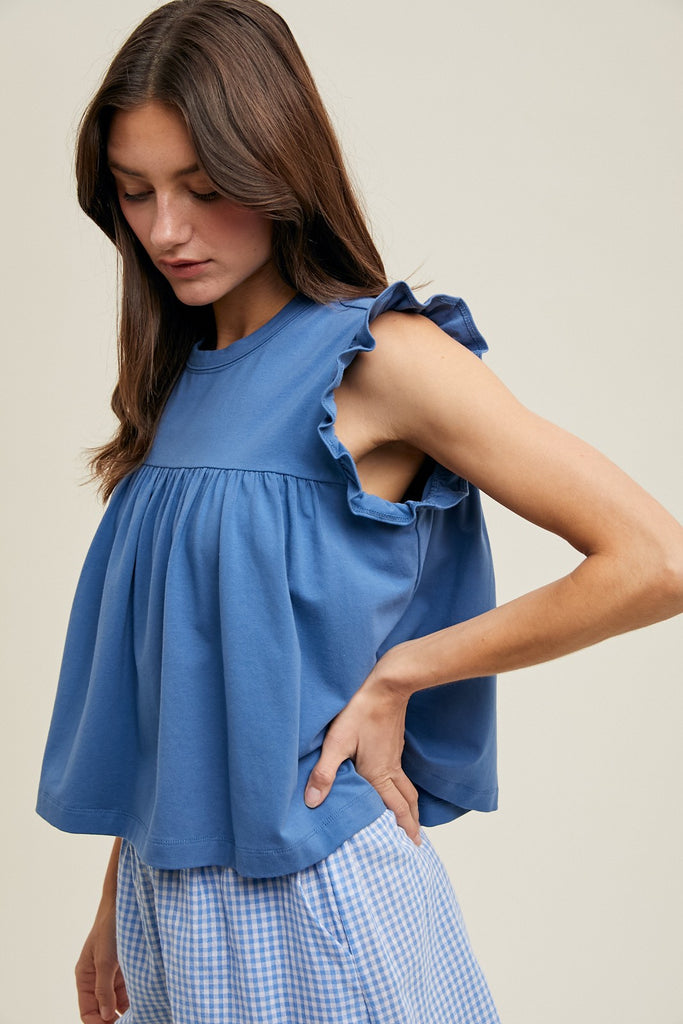Della Ruffle Top
