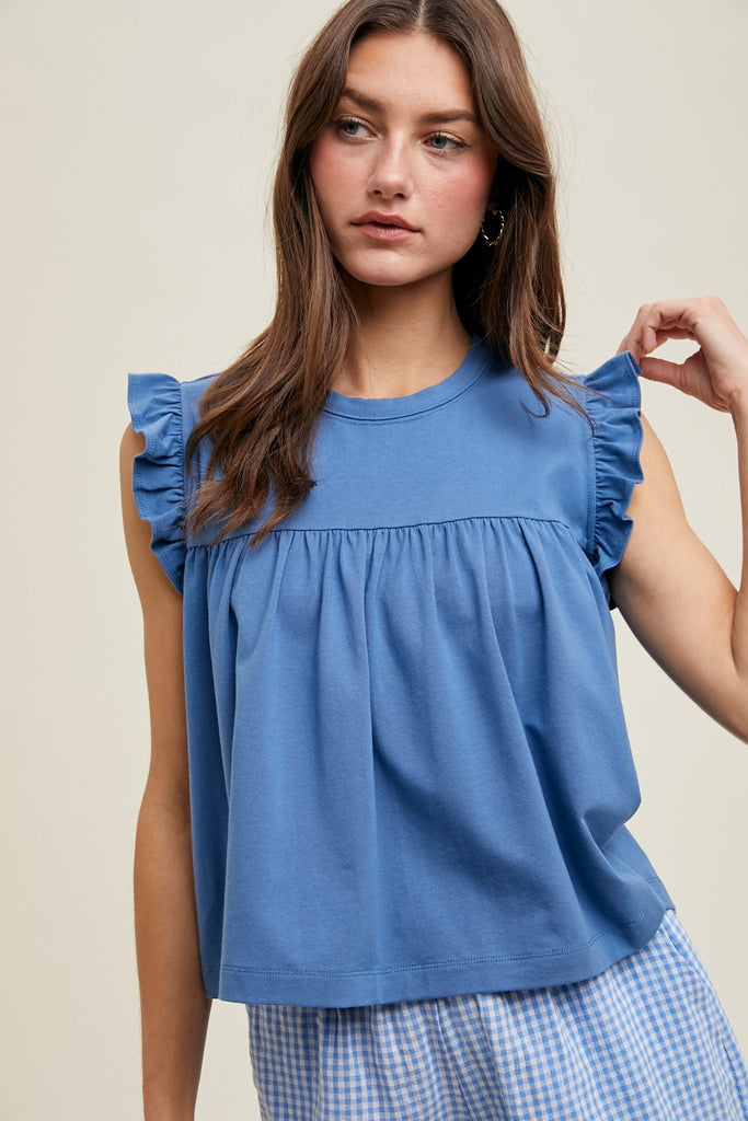 Della Ruffle Top