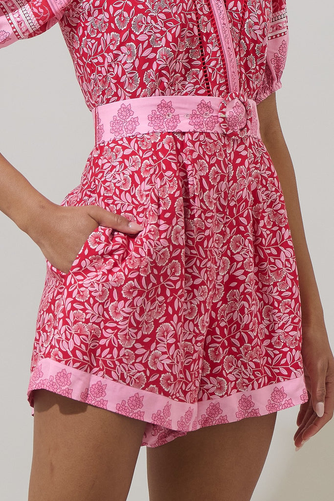 Destin Floral Leida V-Neck Romper