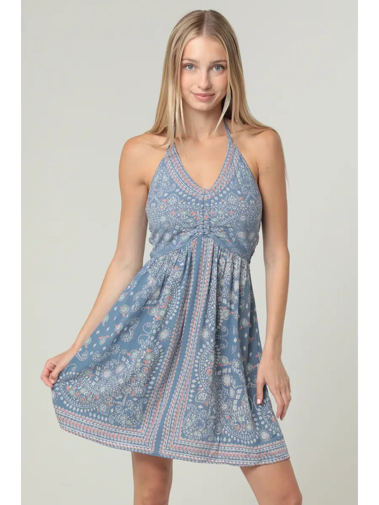 Blue Heaven Romper Dress