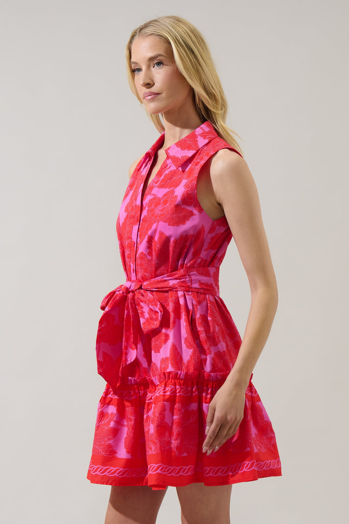 Rency Floral Zady Sleeveless Mini Dress