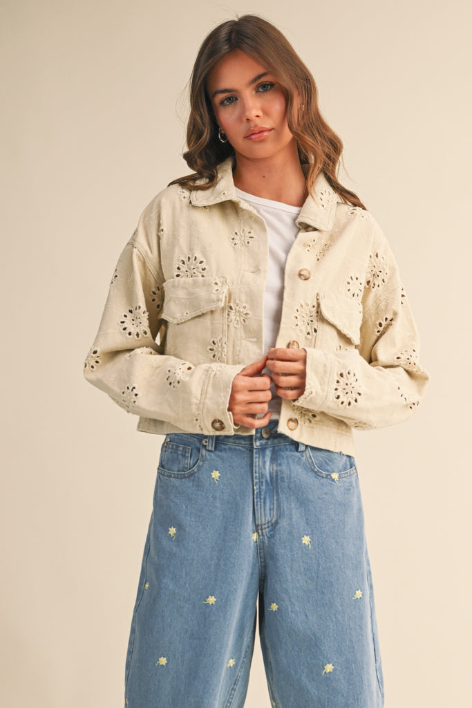 Cropped Trucker Jacket