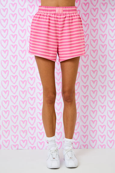 Cheerful Striped Lounge Shorts