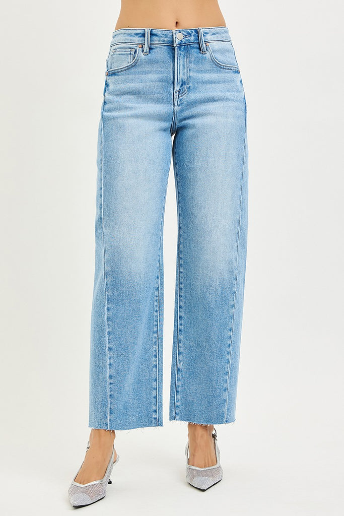 Slouchy Cropped Barrel Jeans