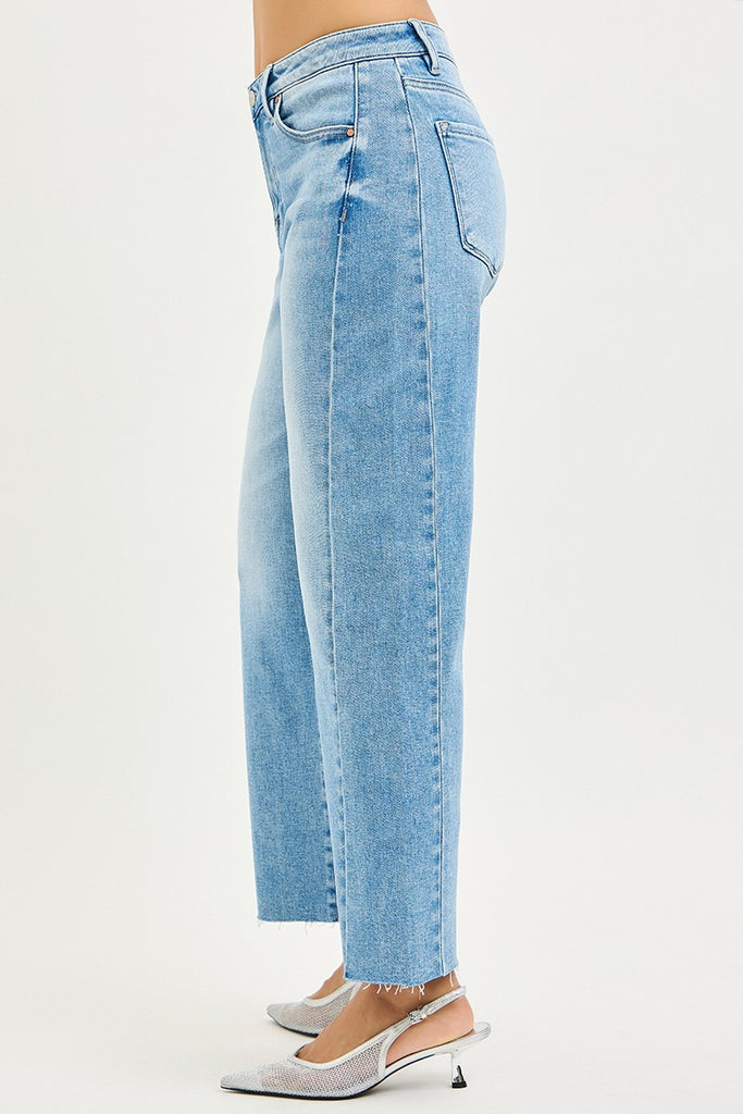 Slouchy Cropped Barrel Jeans