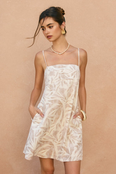 Driftwood Dreams Babydoll A Line Mini Dress