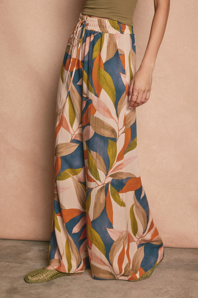 Destinations Wide Leg Pull On Pants