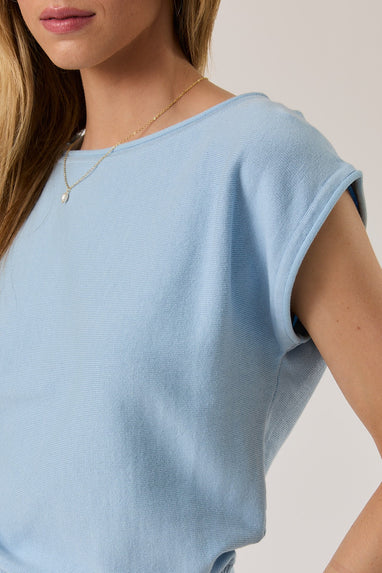 Boat Neck Knit Top