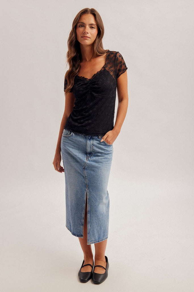 Amelia Sweetheart Top