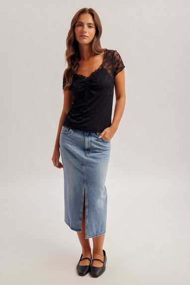 Amelia Sweetheart Top