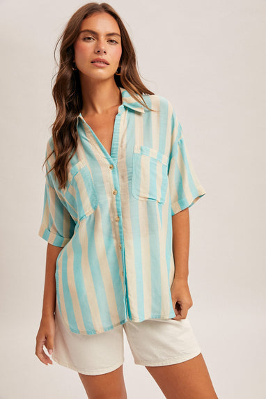 River Button Up Top