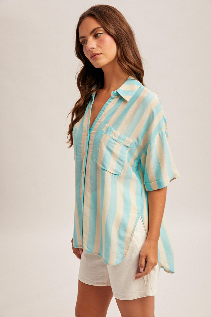 River Button Up Top