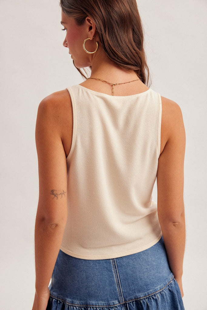 Bead Embellished Tank