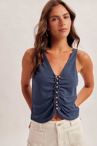 Bead Embellished Tank