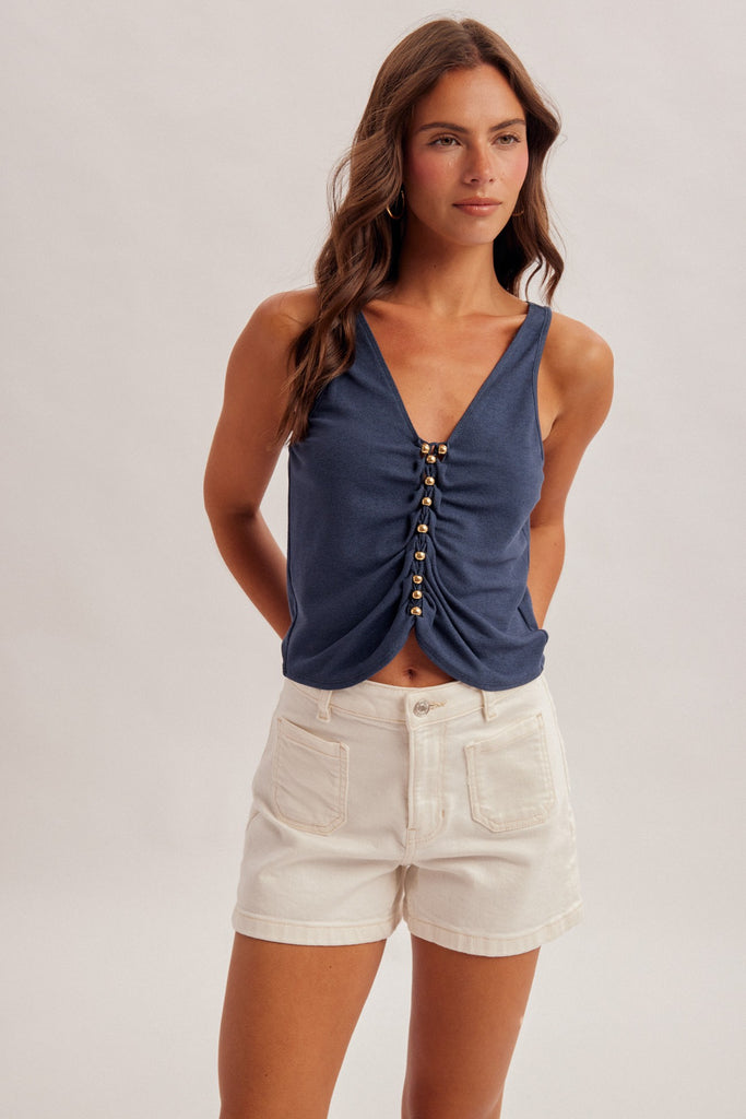 Bead Embellished Tank