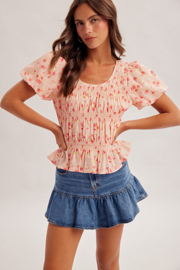 Avery Smocked Top