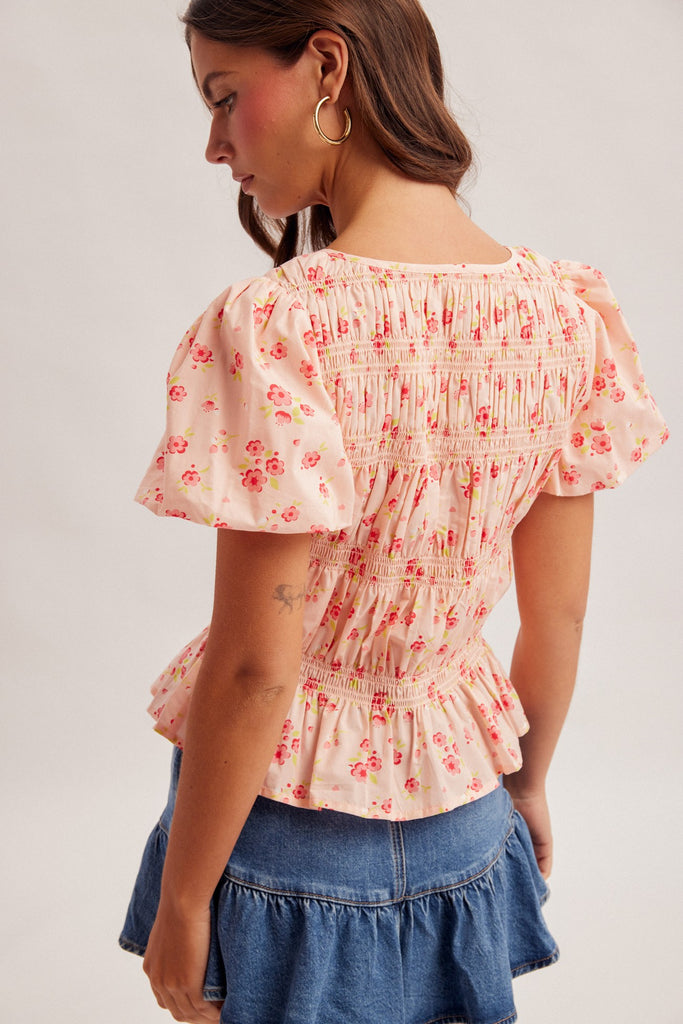 Avery Smocked Top