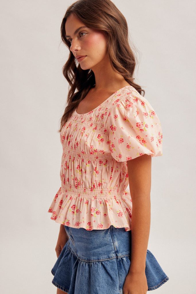 Avery Smocked Top