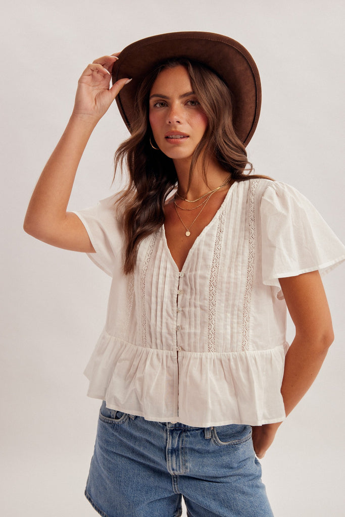 Adalyn Flutter Top