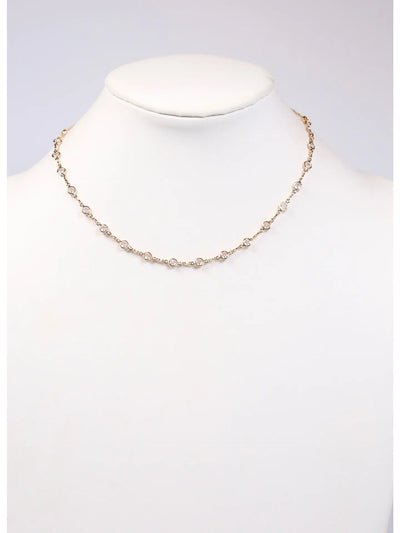 Cantley Cz Necklace Gold