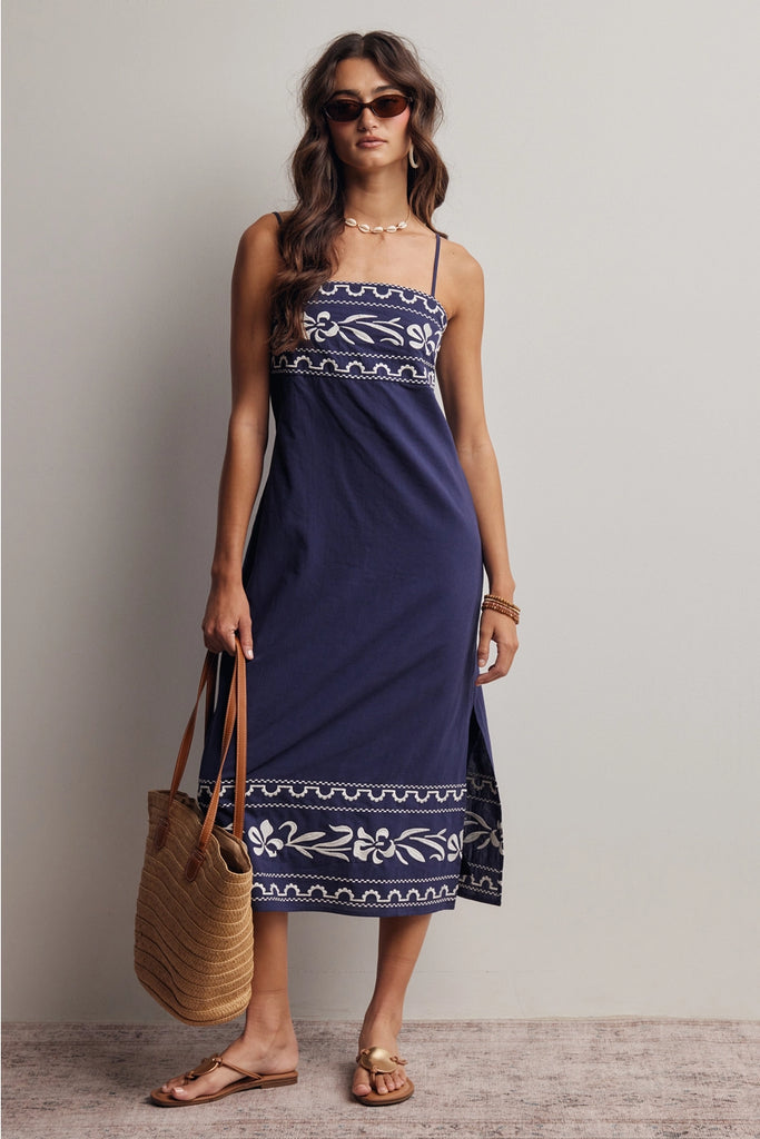 Audrey Embroidered Dress