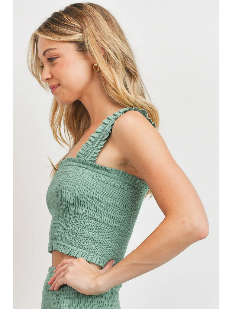 Cameron Smocked Tank