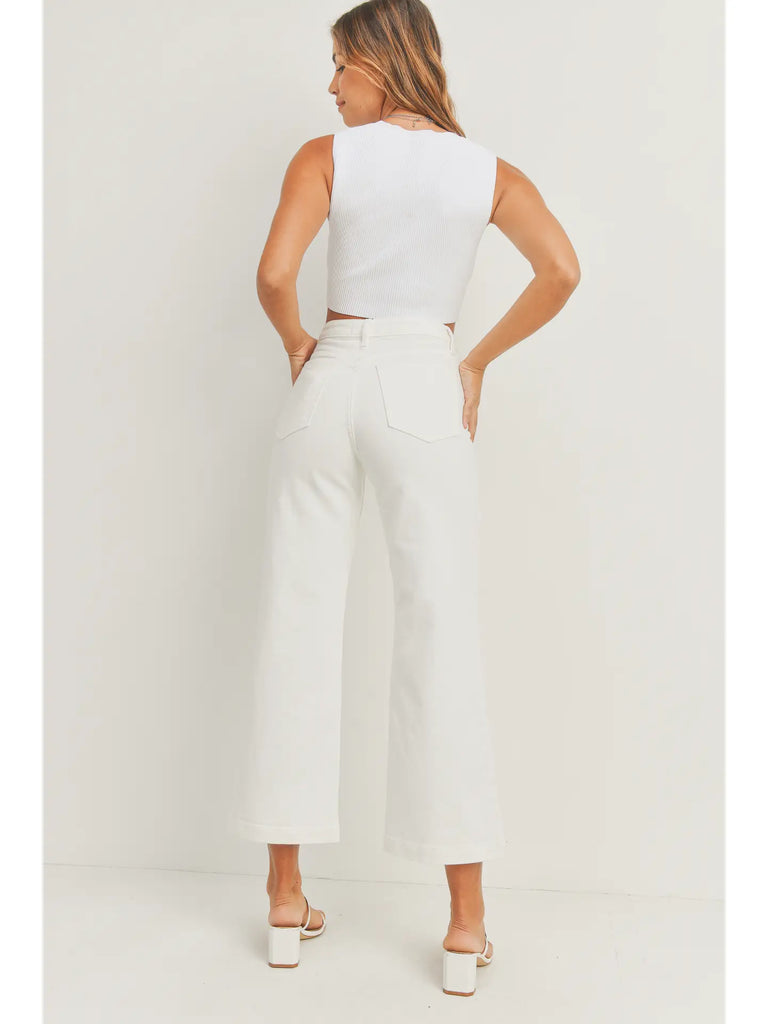 Patch Pocket Wide Leg