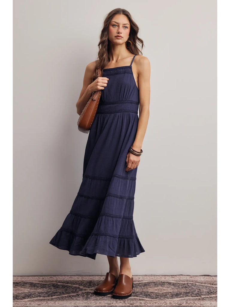 Navy Nights Maxi Dress