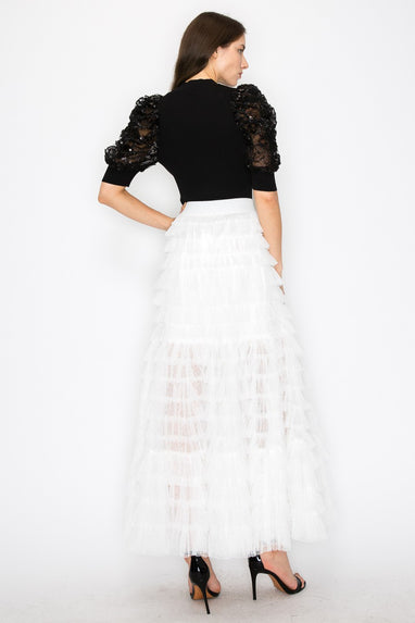 Blame Me Tulle Maxi Skirt