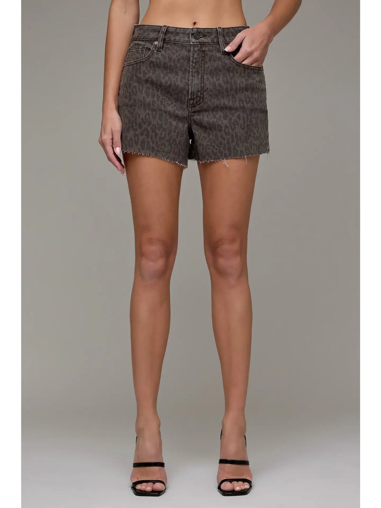 Riley Brown Cheetah High Rise 3" Inseam Shorts