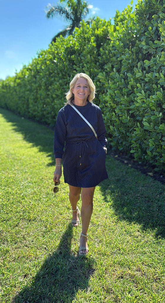 Cable Knit Mini Dress