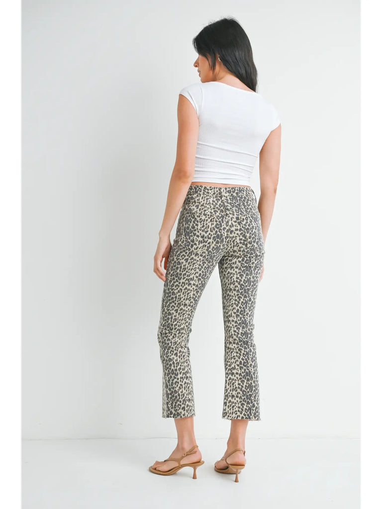 Leopard High Rise Jeans