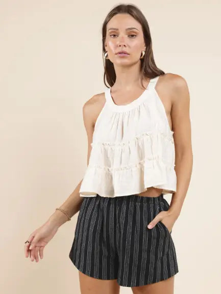 Positivity Tiered Flowy Tank