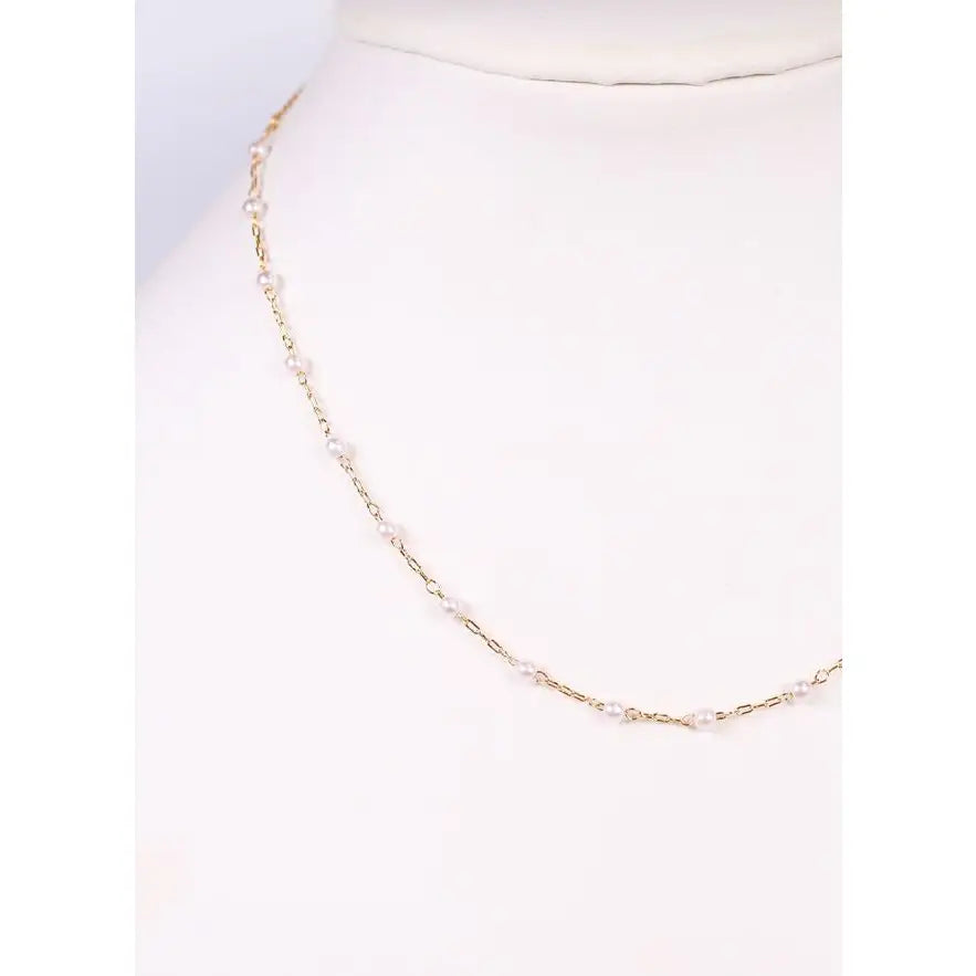 Annette Pearl Necklace Gold