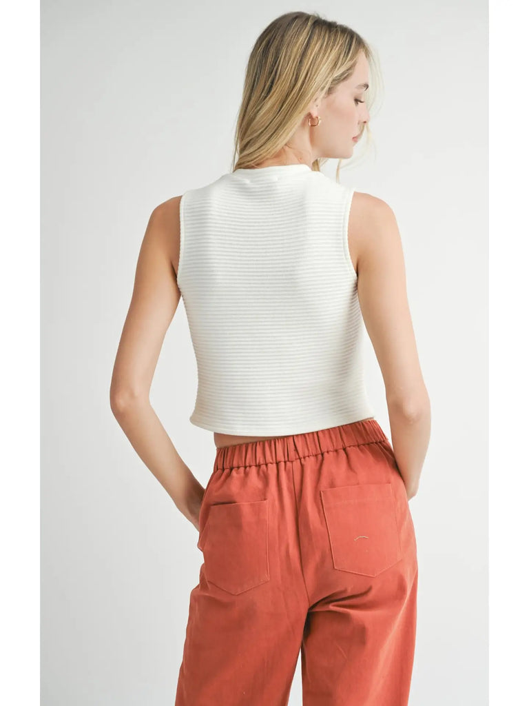 On A Stroll Cropped Tank Top