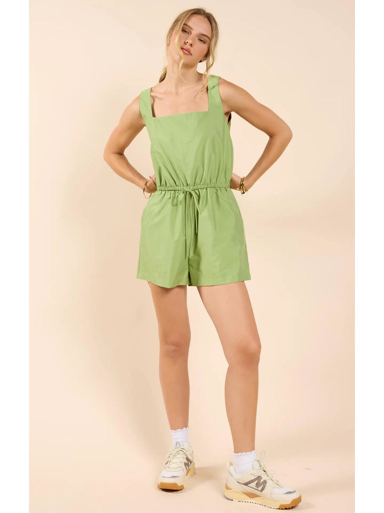 Airy Square Neck Romper